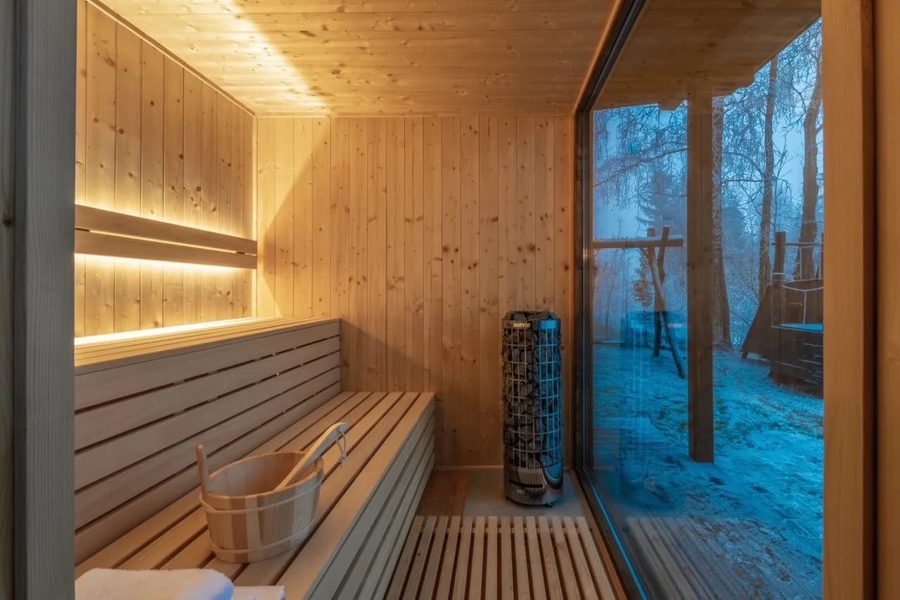 Venkovní finská sauna